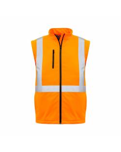 Hi Vis 2 in 1 Cross-Back Soft Shell Jacket